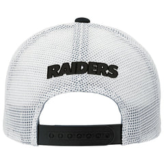 Las Vegas Raiders Outerstuff Youth Core Lockup Trucker Adjustable Hat Black
