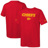 Kansas City Chiefs Youth Sideline Team Issue T-Shirt Red