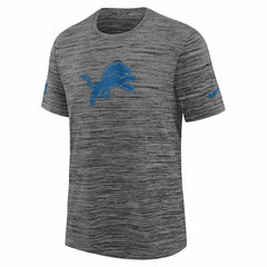 Detroit Lions Youth Sideline Velocity Performance T-Shirt Heather Gray