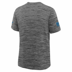 Detroit Lions Youth Sideline Velocity Performance T-Shirt Heather Gray