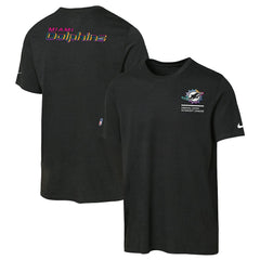 Miami Dolphins Youth 2025 NFL Crucial Catch Tri-Blend Dri-FIT T-Shirt Black