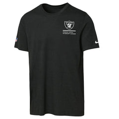Las Vegas Raiders Youth 2025 NFL Crucial Catch Tri-Blend Dri-FIT T-Shirt Black