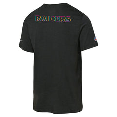 Las Vegas Raiders Youth 2025 NFL Crucial Catch Tri-Blend Dri-FIT T-Shirt Black
