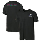 Philadelphia Eagles Youth 2025 NFL Crucial Catch Tri-Blend Dri-FIT T-Shirt Black