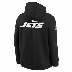 New York Jets Youth Sideline Club Fleece Hoodie Black