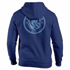 Manchester City 1863FC Wordmark Fleece Pullover Hoodie Navy shop