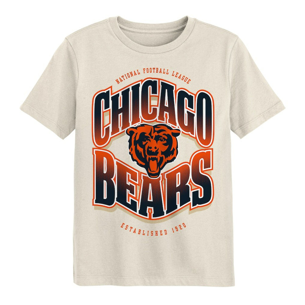 Chicago Bears Outerstuff Youth Huddle T-Shirt Cream