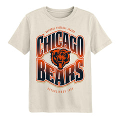 Chicago Bears Outerstuff Youth Huddle T-Shirt Cream