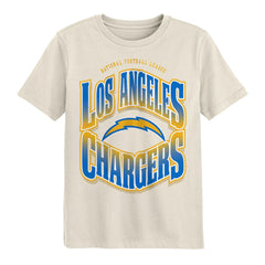 Los Angeles Chargers Outerstuff Youth Huddle T-Shirt Cream