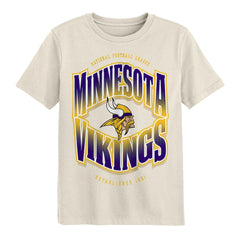 Minnesota Vikings Outerstuff Youth Huddle T-Shirt Cream
