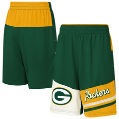 Green Bay Packers Youth Fandemonium Mesh Shorts Green