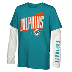 Miami Dolphins Outerstuff Preschool The Mix Combo T-Shirt Set