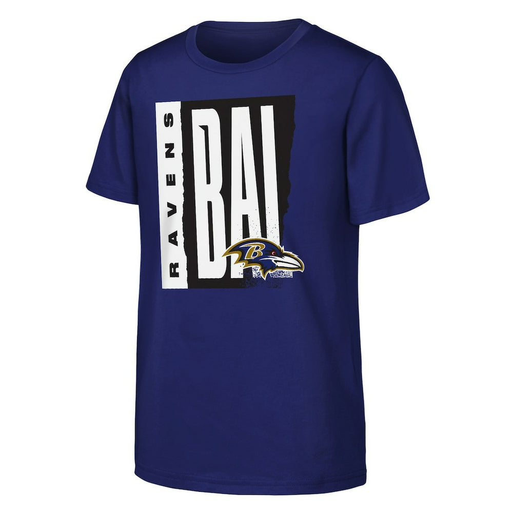 Baltimore Ravens Outerstuff Youth Tear It Up T-Shirt Purple