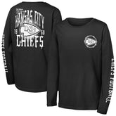 Kansas City Chiefs Outerstuff Youth Rumble Long Sleeve T-Shirt Black