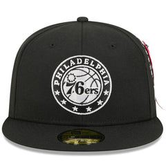 Philadelphia 76ers x Alpha Industries 59FIFTY Fitted Hat Black