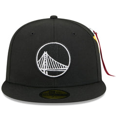 Golden State Warriors x Alpha Industries 59FIFTY Fitted Hat Black