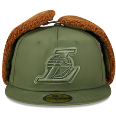 Los Angeles Lakers x Alpha Industries Dog Ear 59FIFTY Fitted Hat Olive