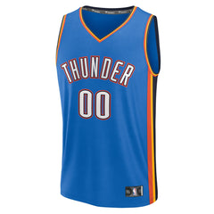 NBA Oklahoma City Thunder Fast Break Custom Jersey - Icon Edition - Blue