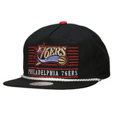 Philadelphia 76ers Ascend Deadstock Snapback Hat Black