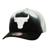 Chicago Bulls Dip Dye Pro Crown Adjustable Hat Black/White