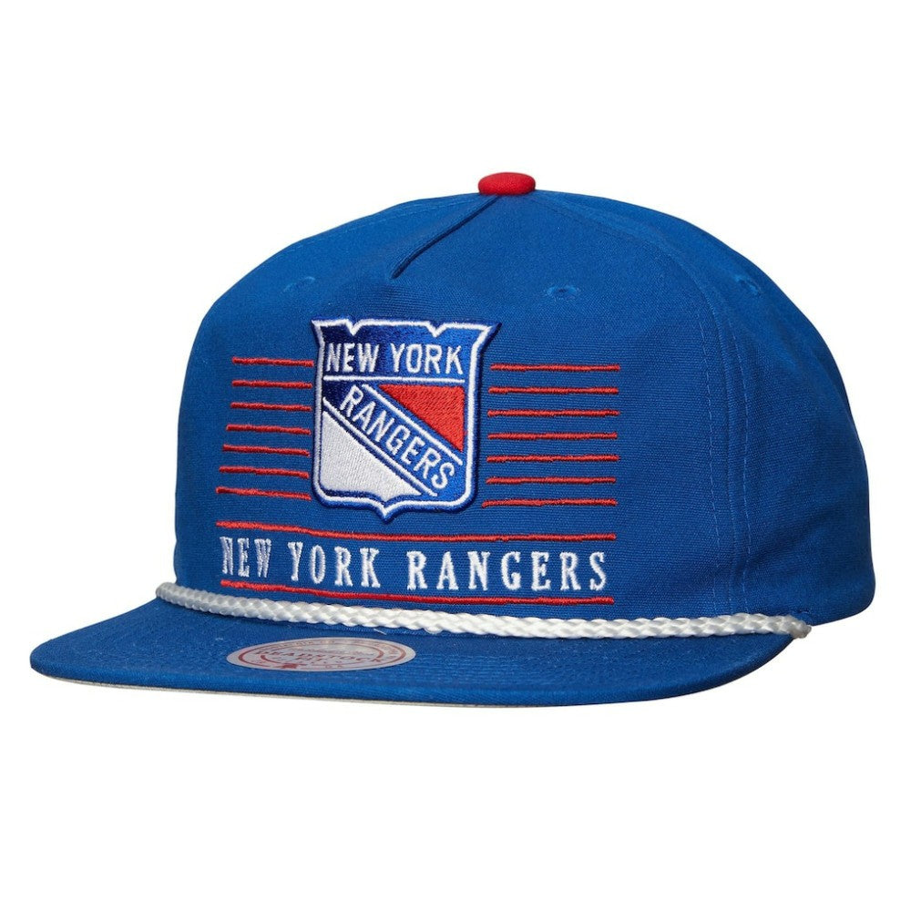 NHL New York Rangers Mitchell & Ness Ascend Deadstock Snapback Hat - Blue