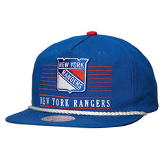 NHL New York Rangers Mitchell & Ness Ascend Deadstock Snapback Hat - Blue