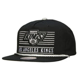 NHL Los Angeles Kings Mitchell & Ness Ascend Deadstock Snapback Hat - Black