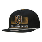 NHL Vegas Golden Knights Mitchell & Ness Ascend Deadstock Snapback Hat - Black