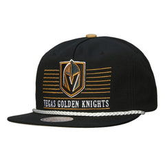 NHL Vegas Golden Knights Mitchell & Ness Ascend Deadstock Snapback Hat - Black