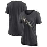 NHL Vegas Golden Knights Women's Slow Whistle Tri-Blend T-Shirt - Gray