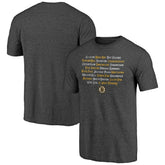 NHL Boston Bruins Shoot to Score Tri-Blend T-Shirt - Charcoal