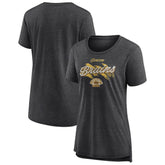 NHL Boston Bruins Women's Hit the Ice Tri-Blend T-Shirt - Gray