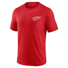 NHL Detroit Red Wings Earnest Will Tri-Blend T-Shirt - Red
