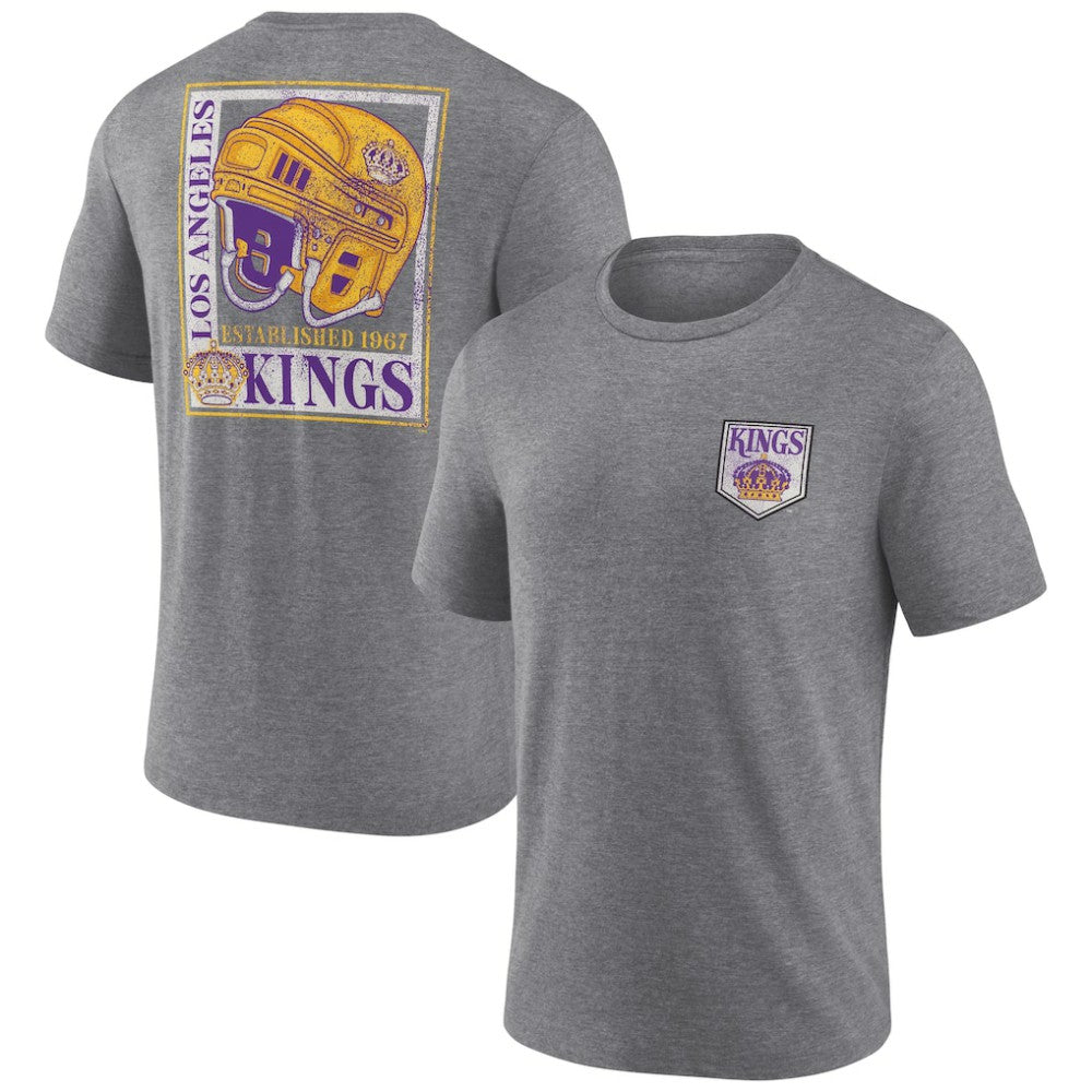 NHL Los Angeles Kings Earnest Will Tri-Blend T-Shirt - Heather Gray