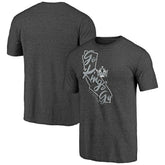 NHL Los Angeles Kings Shoot to Score Tri-Blend T-Shirt - Charcoal