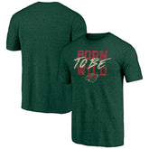 NHL Minnesota Wild Shoot to Score Tri-Blend T-Shirt - Green