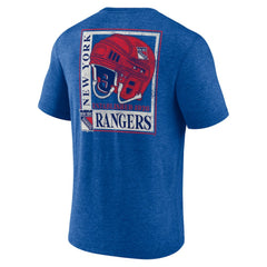 NHL New York Rangers Earnest Will Tri-Blend T-Shirt - Blue