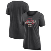 NHL Ottawa Senators Women's Hit the Ice Tri-Blend T-Shirt - Gray
