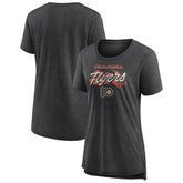 NHL Philadelphia Flyers Women's Hit the Ice Tri-Blend T-Shirt - Gray