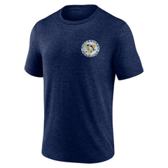 NHL Pittsburgh Penguins Earnest Will Tri-Blend T-Shirt - Navy