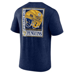 NHL Pittsburgh Penguins Earnest Will Tri-Blend T-Shirt - Navy