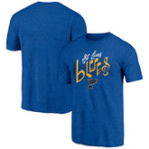 NHL St. Louis Blues Shoot to Score Tri-Blend T-Shirt - Blue