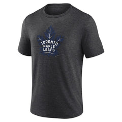 NHL Toronto Maple Leafs Alternate Logo Tri-Blend T-Shirt - Charcoal