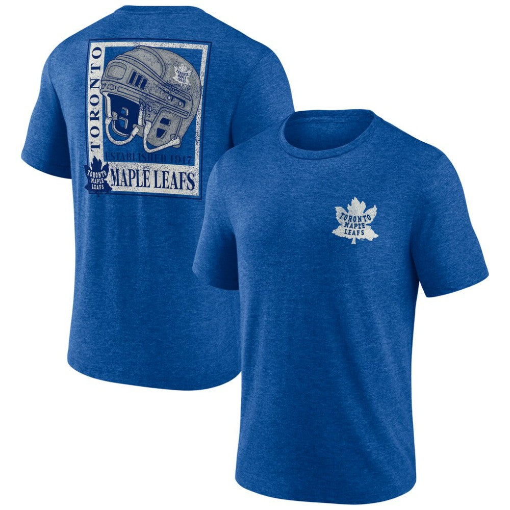 NHL Toronto Maple Leafs Earnest Will Tri-Blend T-Shirt - Blue