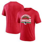 NHL Vancouver Canucks Represent Tri-Blend T-Shirt - Red