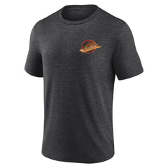 NHL Vancouver Canucks Earnest Will Tri-Blend T-Shirt - Charcoal