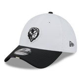 Baltimore Ravens New Era 2025 NFL Training Camp 39THIRTY Flex Hat White/Black