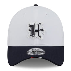Houston Texans New Era 2025 NFL Training Camp 39THIRTY Flex Hat White/Navy