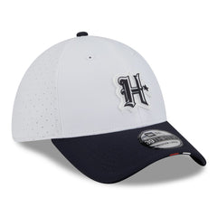 Houston Texans New Era 2025 NFL Training Camp 39THIRTY Flex Hat White/Navy