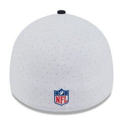 Houston Texans New Era 2025 NFL Training Camp 39THIRTY Flex Hat White/Navy